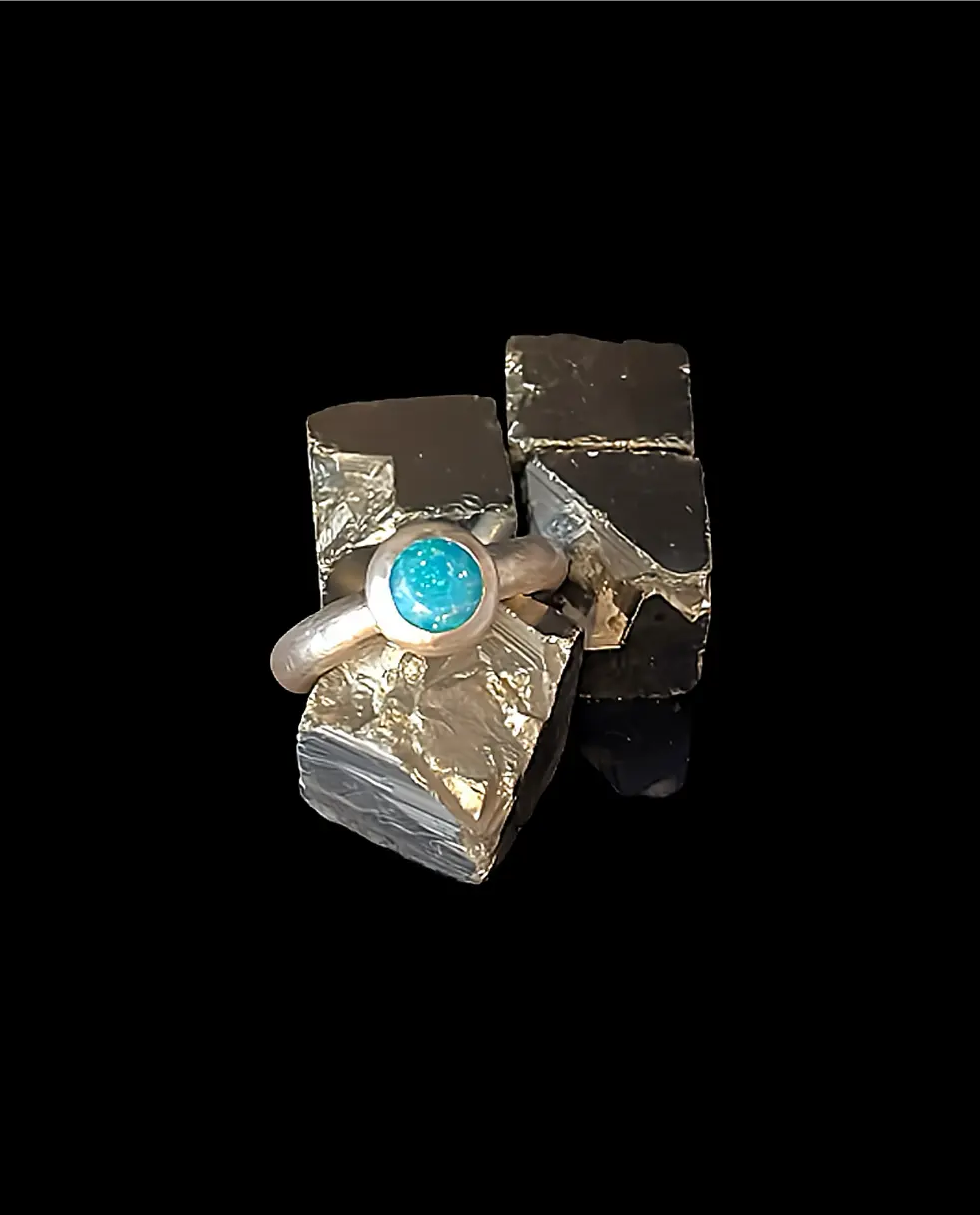 Statement Ring mit Opal Gr. 57