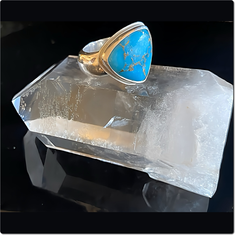 Silberring mit Türkis Gr.58