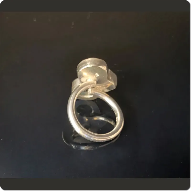 Topas, Mabeperle, Rohdiamant Ring Gr. 59