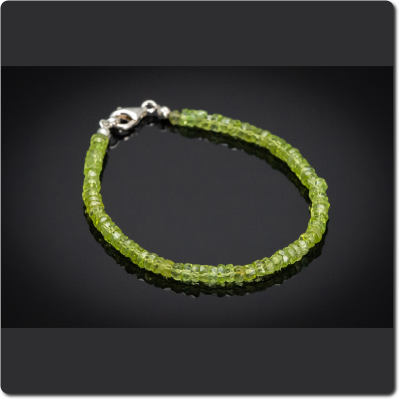 Zartes Edelsteinarmband Peridot