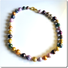 Edison Perlenkette multicolor